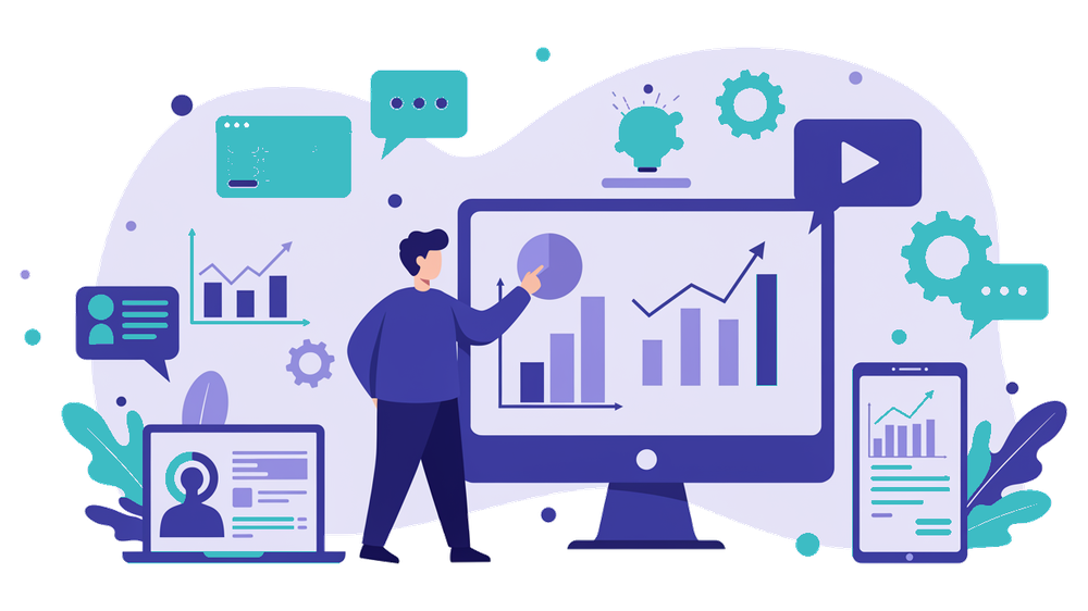 Schema visivo di tre flussi di automazioni AI per PMI che convergono in una pipeline editoriale unica